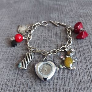 Bracelet With Watch And Charms